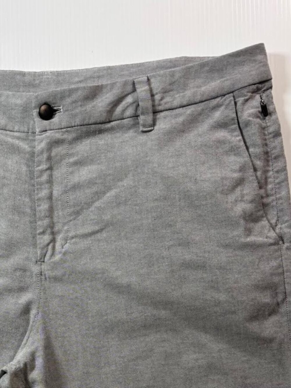 Lululemon Commission Shorts Relaxed Silver Drop Grey Men's Size 36